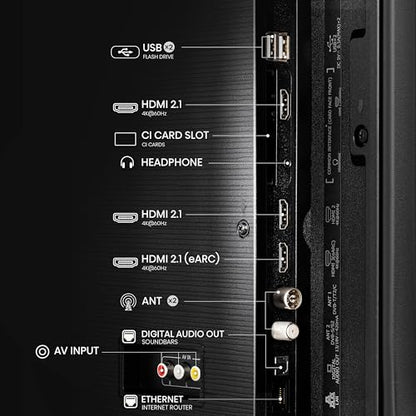 Hisense 55E7Q QLED Smart Fernseher - 55 Zoll 4K UHD Dolby Vision [2025]