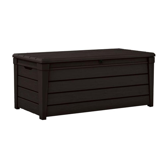 Keter Brightwood Garten Kissenbox – Braun 455L Wetterfest