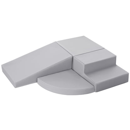 Softbausteine Kletter-Set – 4-teilig mit verlängerter Rampe