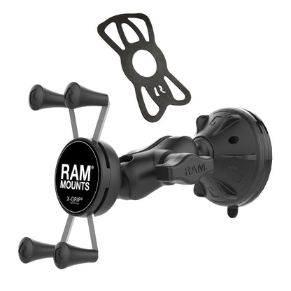 RAM Mounts RAP-B-166-2-A-UN7U Saugfuss-Halterung für Handy X-Grip kurz