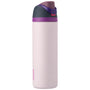 Owala FreeSip Trinkflasche Edelstahl mit Strohhalm 710 ml Dreamy Field, Druckknopfdeckel und Trageschlaufe