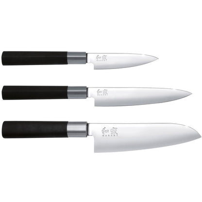 Kai Wasabi Set 67-W13 – 3-teiliges Kochmesser-Set