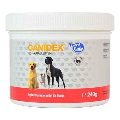 NutriLabs Canidex Gelenktabletten für Hunde Nahrungsergänzung 60 Stk.