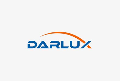 DARLUX Sechseck Futterhaus - L, mit Ständer, Rot-Braun