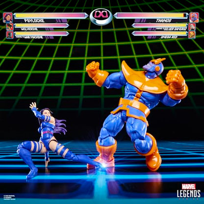 Marvel Legends Gamerverse Psylocke vs Thanos Sammelfiguren Violett