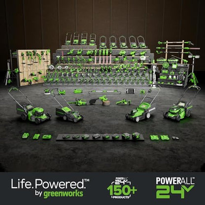Greenworks G24PSHK2 Akku 2-in-1 Stabheckenschere & Hochentaster