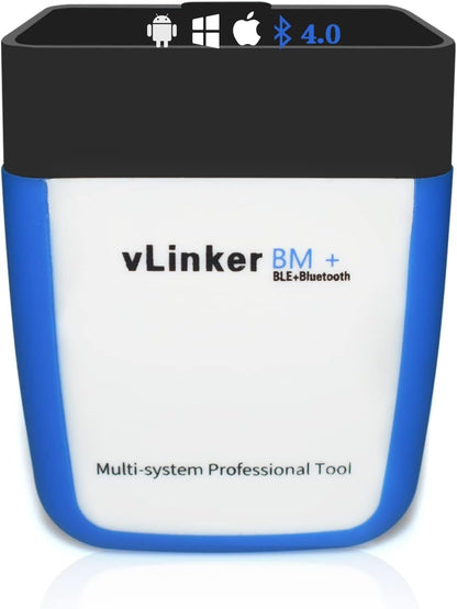 vLinker BM+ OBD2 Bluetooth Diagnose Scan Tool für iOS, Android – Autoscanner zur Fahrzeugdiagnose
