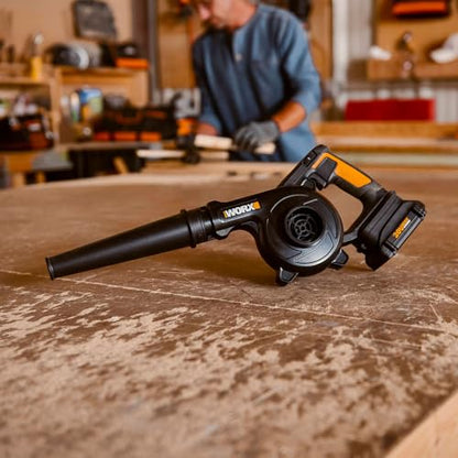 WORX WX094.9 20V Akku Werkstatt- & Laubbläser – Ohne Akku/Lader