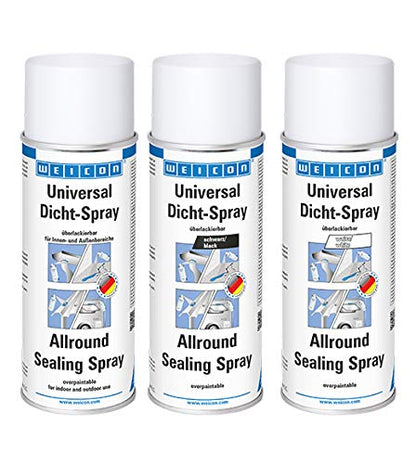 WEICON Universal Dicht-Spray Dichtmittel – 400ml 6er Set Weiss