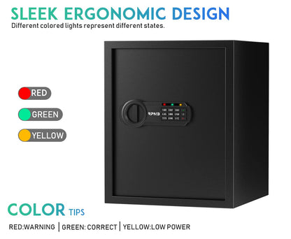RPNB Luxus Zifferntastatur Safe – Tresor für Büro & Hotel 43L