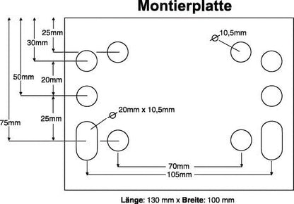 otgerlensker Anhänger Stützrad Automatik 60mm klappbar 400kg