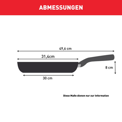 Tefal Infinite Bratpfanne 30 cm, Edelstahl, Induktion, H81507