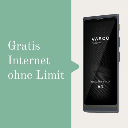 Vasco Translator V4 Mobiler Sprachübersetzer - Cobalt Blue