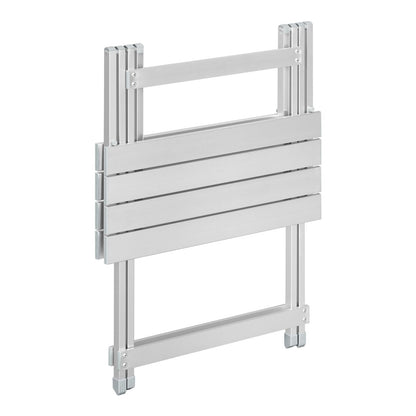 WOLTU Campingtisch klappbar, Aluminium Gartentisch, silber