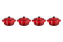 Le Creuset Mini Cocottes Steinzeug 4er-Set – Kirschrot 200ml