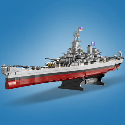 MISINI M6320 USS Missouri Klemmbausteine Schlachtschiff, 2228 Teile