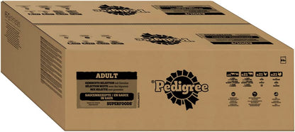 Pedigree Dogcare Hundefutter Chunks in Sosse Adult 84 x 100 g Portionsbeutel