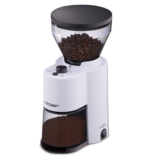 Cloer 7521 Elektrische Kaffeemühle - Kegelmahlwerk Weiss