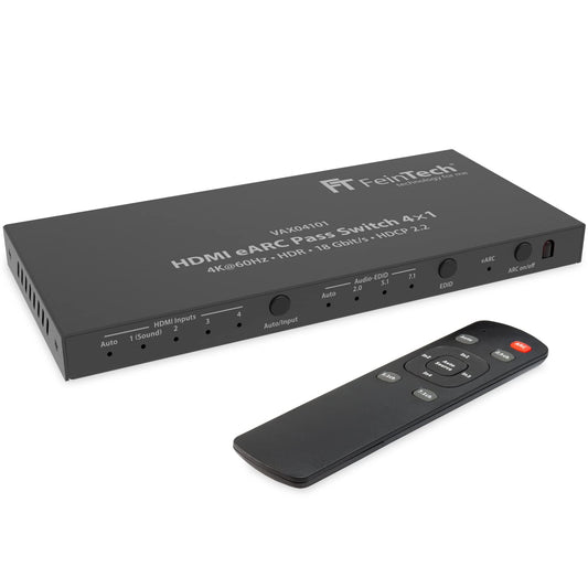 FeinTech VAX04101A HDMI eARC Switch 4x1