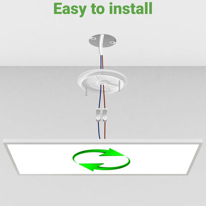 zemty RGB LED Panel Deckenleuchte 80x25 cm - Dimmbar