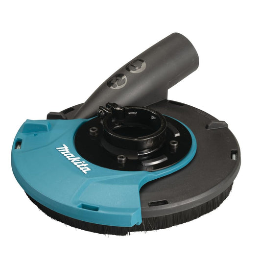 Makita 191W06-8 Absaughaube für Schleifarbeiten - 125 mm. Runde, schwarze Haube zur Staubabsaugung bei Schleifarbeiten.
