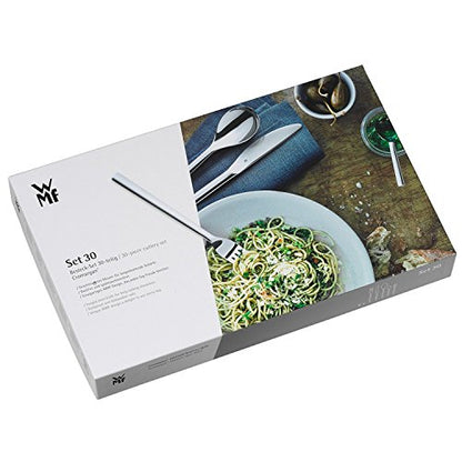 WMF Silk Besteck Set 30-teilig - 6 Personen, Edelstahl