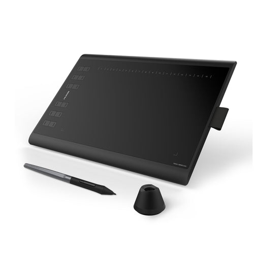 HUION Inspiroy H1060P Grafiktablett mit batterielosem Eingabestift und 12 Express-Tasten