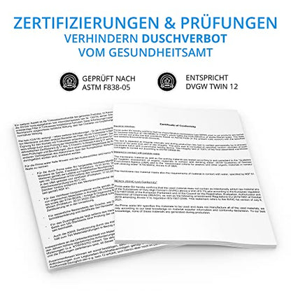 Legionellenfilter Duschkopf Safety für sicheres Duschen - Chrom