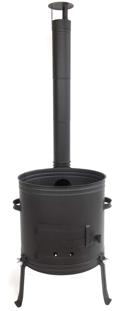 GRILLPLANET Gulaschkessel Gulaschkanone 30L emailliert