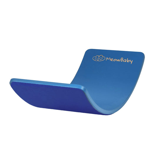 MEOWBABY Balancierbrett Kinder – Blau 80x30cm Filz