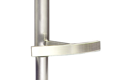 Robas Lund CA.STA Barhocker weiss – PU/Edelstahl drehbar