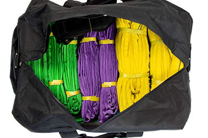 Dolezych Rundschlingen-Set 1000-3000 kg, 20-teilig - violett/grün/gelb