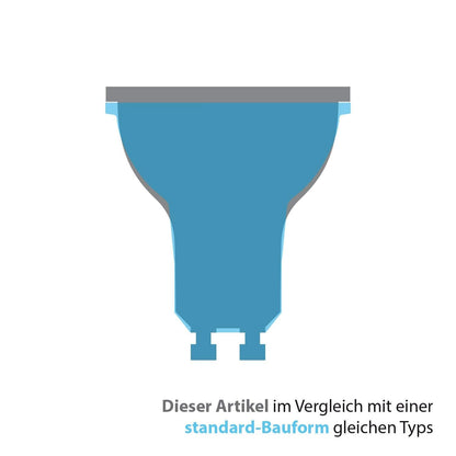 ledscom.de GU10 LED RGBWW Smart Home WLAN Leuchtmittel 10er Set