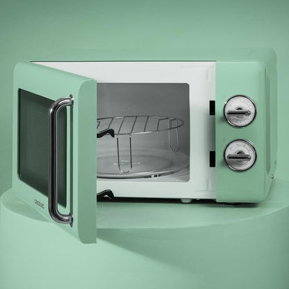 Cecotec Proclean 3010 Retro Mikrowelle - Grün Mechanisch 20 l
