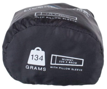 Lifeventure Lifemarque Seiden Schlafsack-Liner – Schwarz