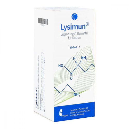 Serumwerk Bernburg Lysimun Ergänzungsfuttermittel für Katzen 100 ml, flüssige Lösung