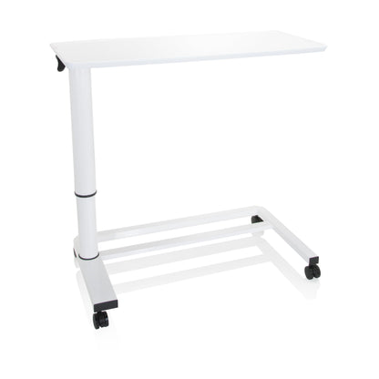 hjh OFFICE Stand II 830054 Sitz-Stehtisch höhenverstellbar weiss