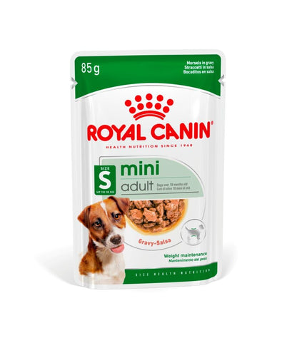 Royal Canin Mini Adult Nassfutter für kleine Hunde, 4 x 12 x 85 g