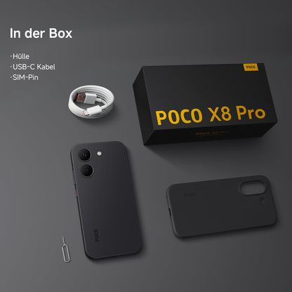 Xiaomi Poco X8 Pro Smartphone 8 GB + 512 GB Schwarz