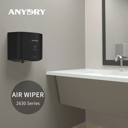 anydry 2630S Automatischer Händetrockner Wandmontage - Schwarz