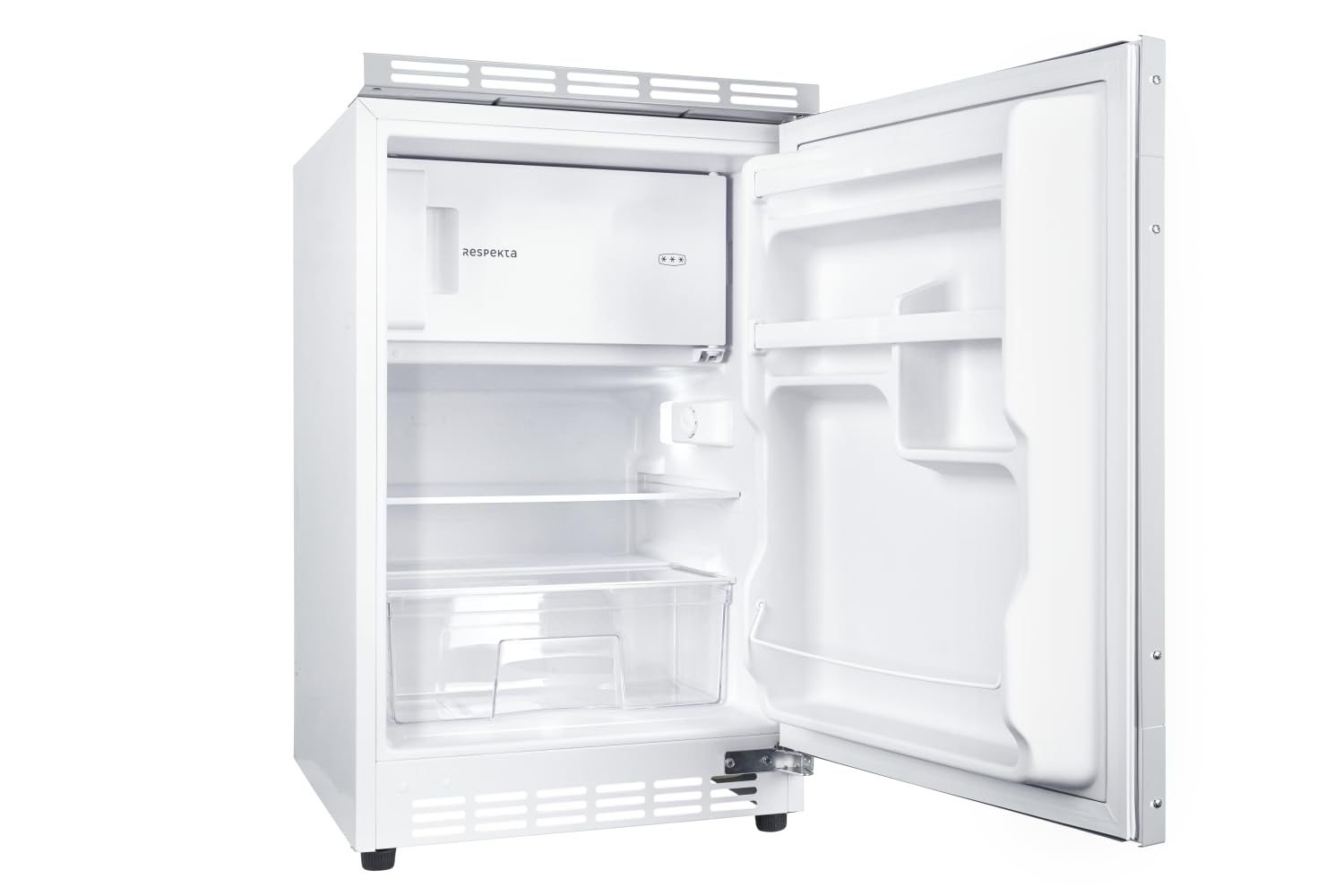 Respekta UKS110-11 Unterbaukühlschrank - Weiss 82L. Rechteckiger, weißer 82L Kühlschrank zum Einbau unter Arbeitsplatten.
