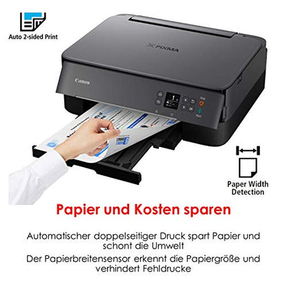 Canon PIXMA TS5350 Farb-Tintenstrahl Multifunktionsdrucker - Schwarz