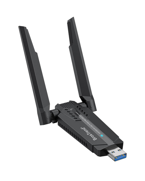 BrosTrend AXE3000 WiFi 6E Linux USB WLAN Adapter Tri-Band mit zwei einstellbaren Antennen