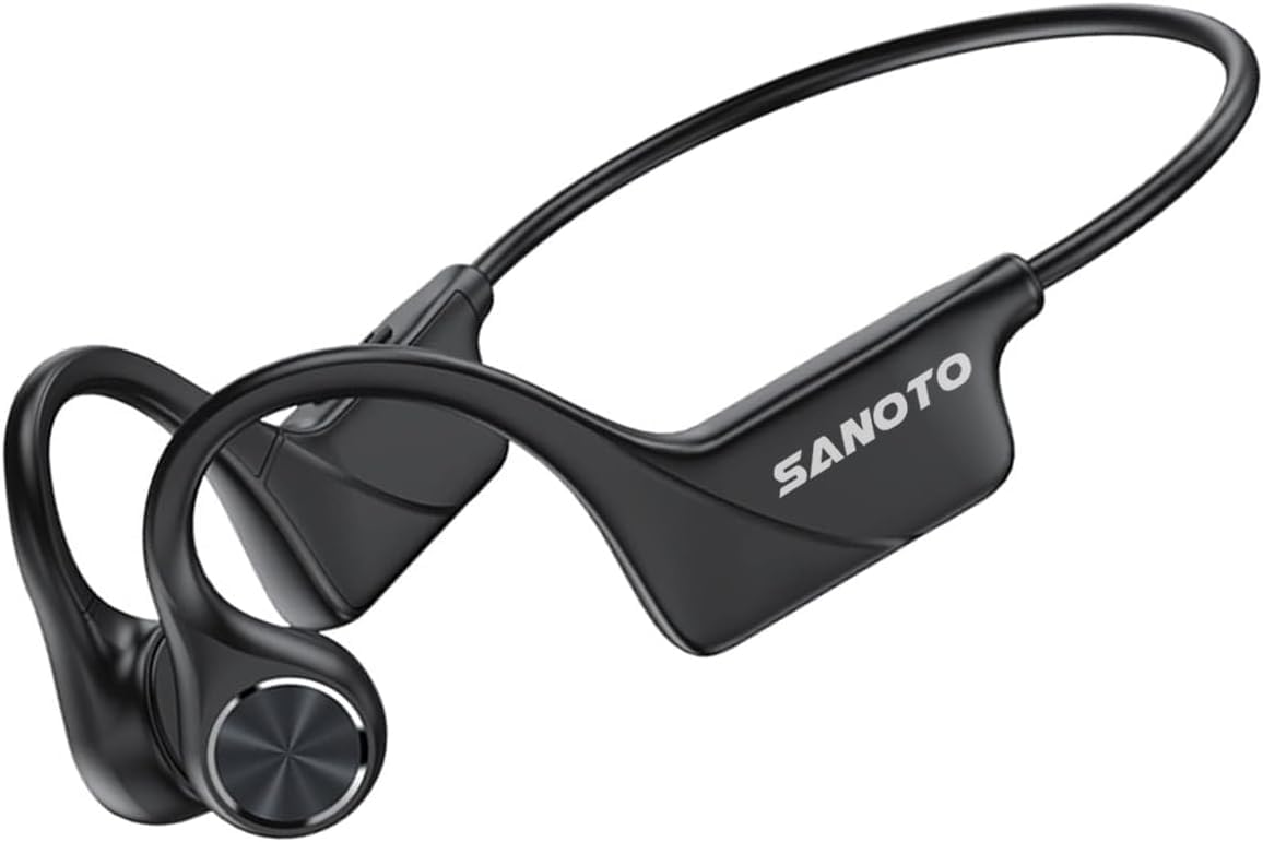 SANOTO DG06 Knochenschall Kopfhörer Bluetooth 5.3 Open Ear IPX5, kabelloser Sportkopfhörer