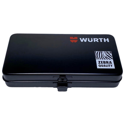 Zebra Würth 1/4 Zoll Steckschlüsselsatz – 34-teiliges Set