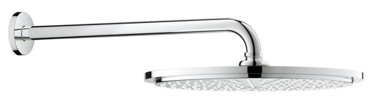 GROHE Rainshower Cosmopolitan 310 Kopfbrauseset - Chrom, 26066000. Rundes, chromfarbenes Duschset zur Wandmontage für gleichmäßige Wasserverteilung.