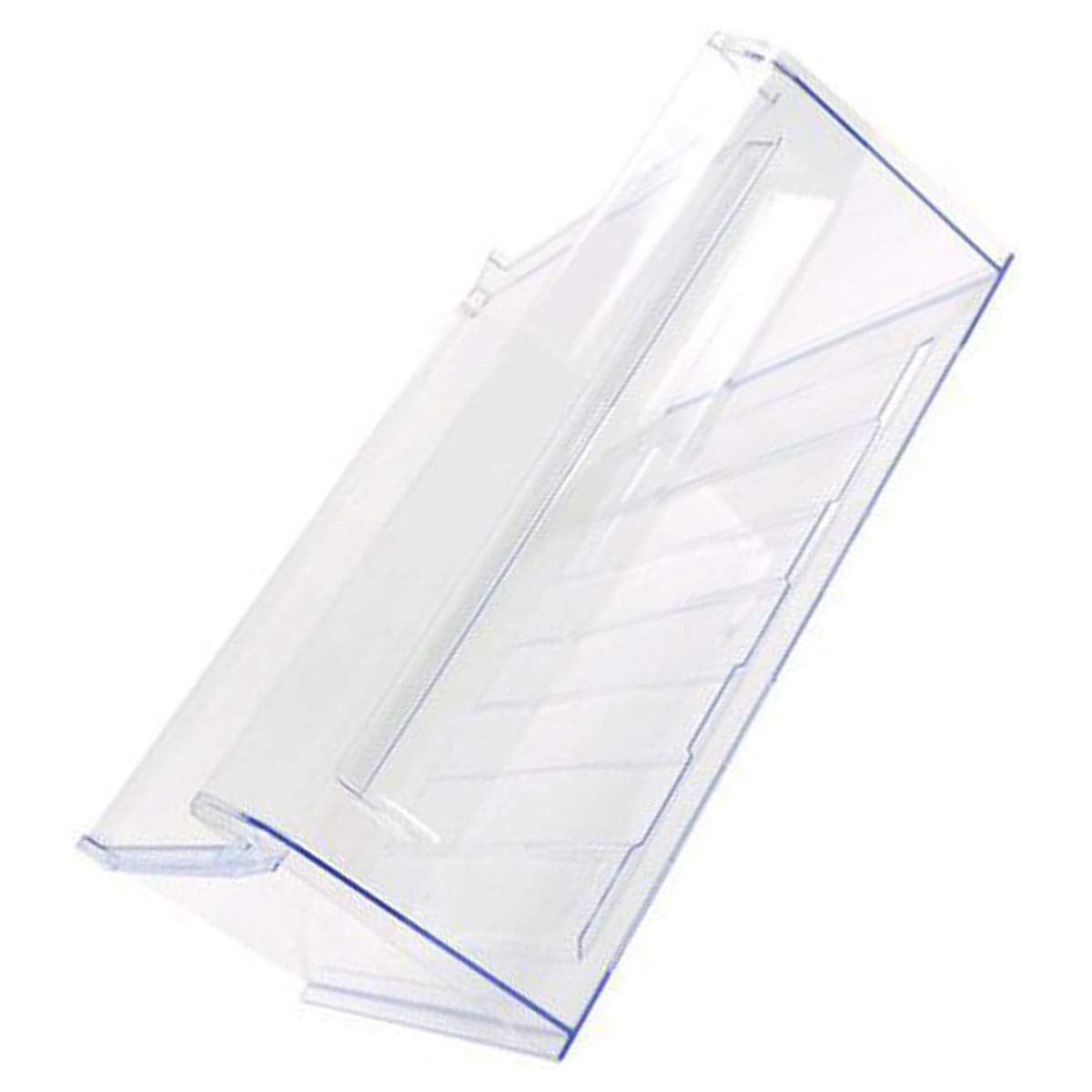 AEG Gefrierschrankschublade Transparent Violett - 165mm Höhe: Rechteckige, transparente, violette Kunststoffschublade zur Lagerung von Gefriergut im Gefrierschrank.