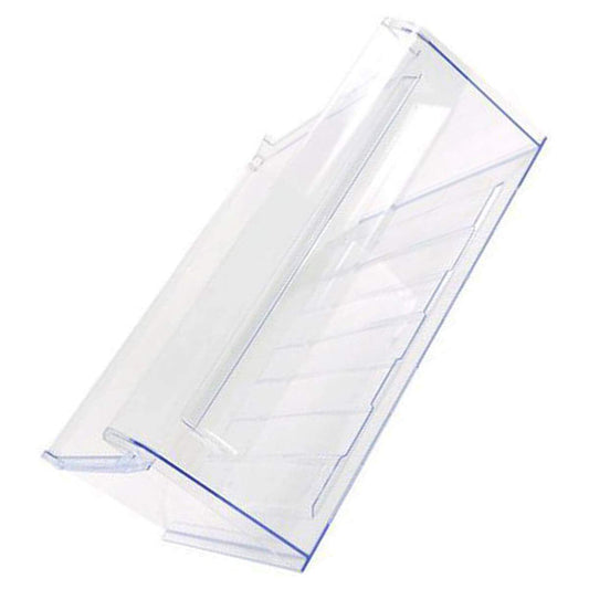 AEG Gefrierschrankschublade Transparent Violett - 165mm Höhe: Rechteckige, transparente, violette Kunststoffschublade zur Lagerung von Gefriergut im Gefrierschrank.