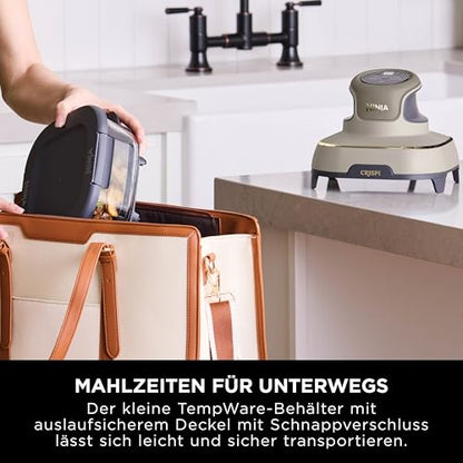 Ninja CRISPi Tragbare Heissluftfritteuse 3.8L Stone Gold FN101EUSTGD