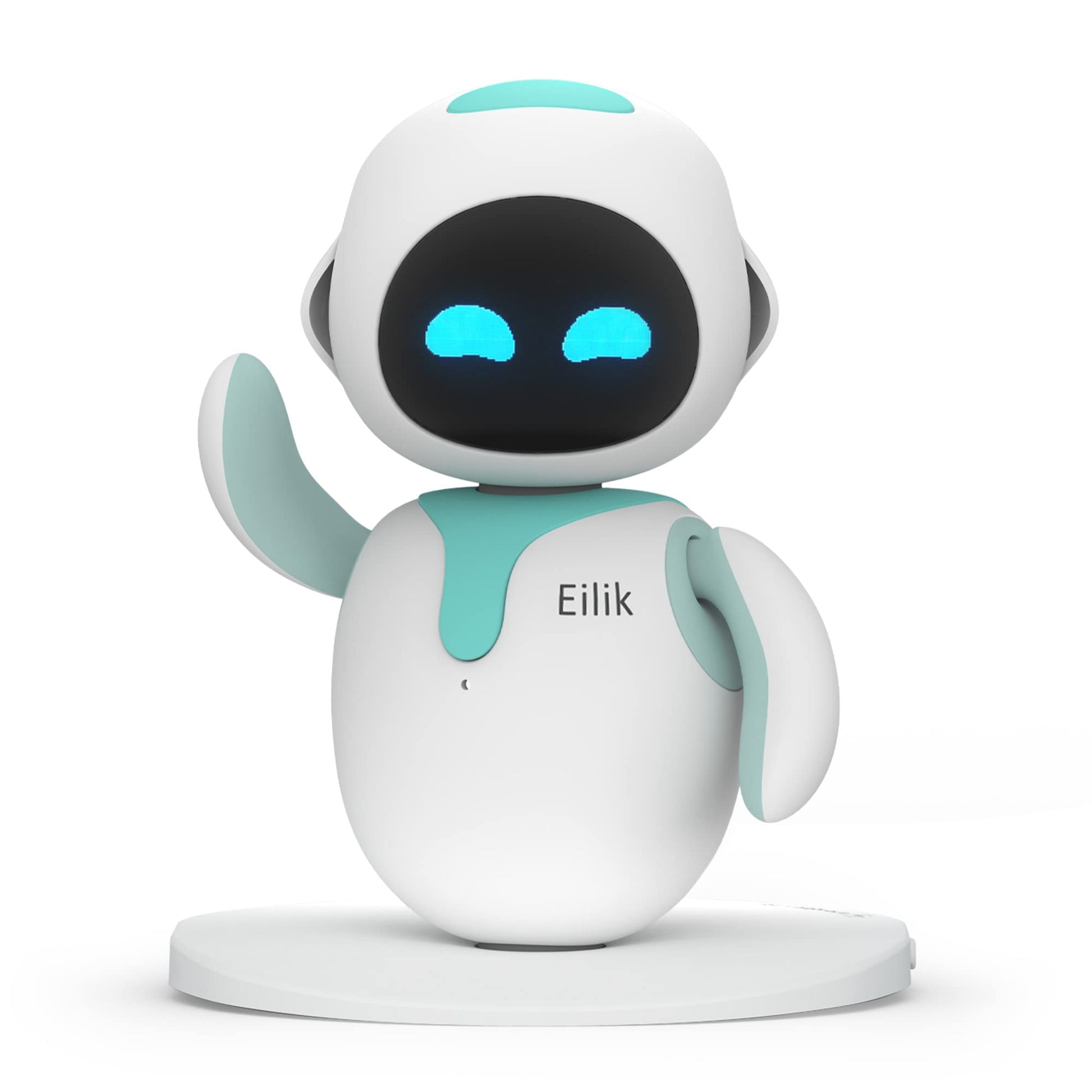 Energize Lab Eilik interaktiver Desktop-Begleitroboter blau, Roboter mit Emotionen und Tanzmodus